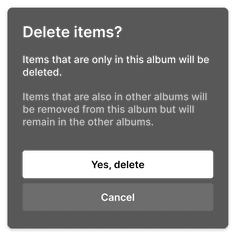 Prompt when both removal from album and deletion would occur