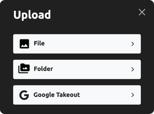 Support for importing Google Takeout zips