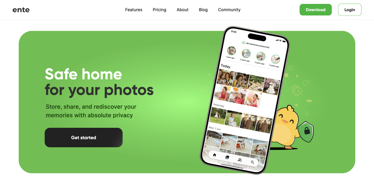 Ente is an end-to-end encrypted photos app. To run algorithms on the photos, all the computation must be done on the edge. Below is the summary of the